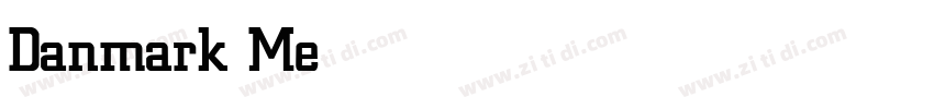 Danmark Medium字体转换